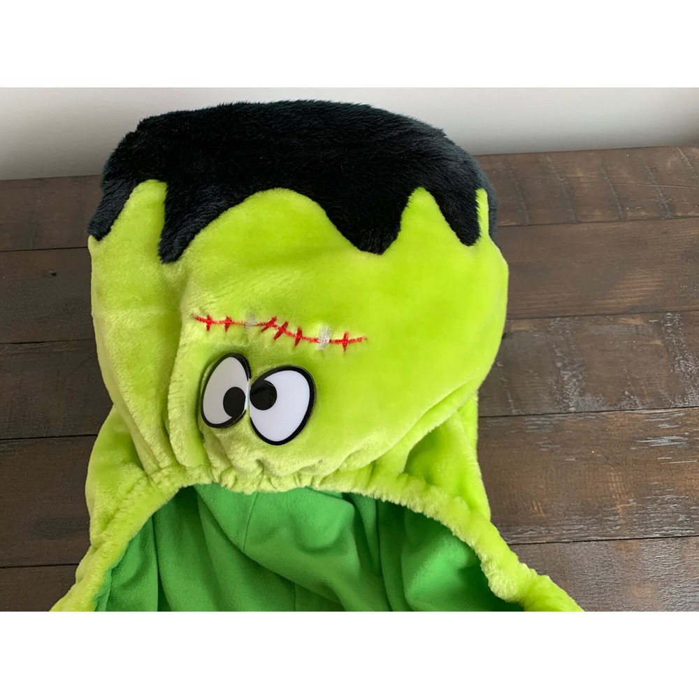Plush Frankenstein Monster Child's Halloween Costume Size M, 3-5 Years? - Picture 3 of 11